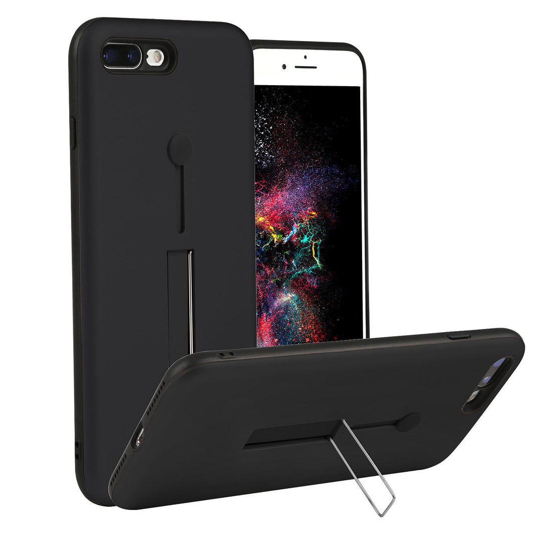Rugged Slim Snap On iPhone 8 Plus Case with Stand Image 1