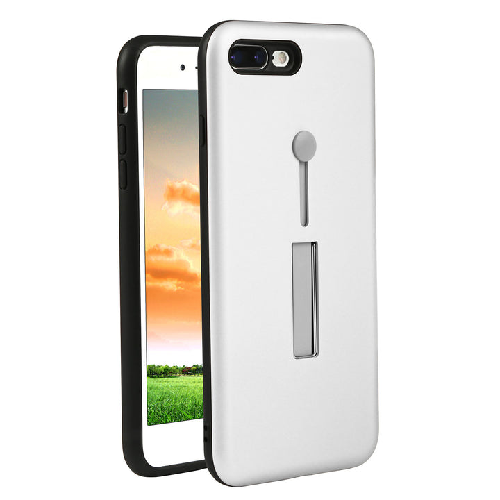 Rugged Slim Snap On iPhone 8 Plus Case with Stand Image 6