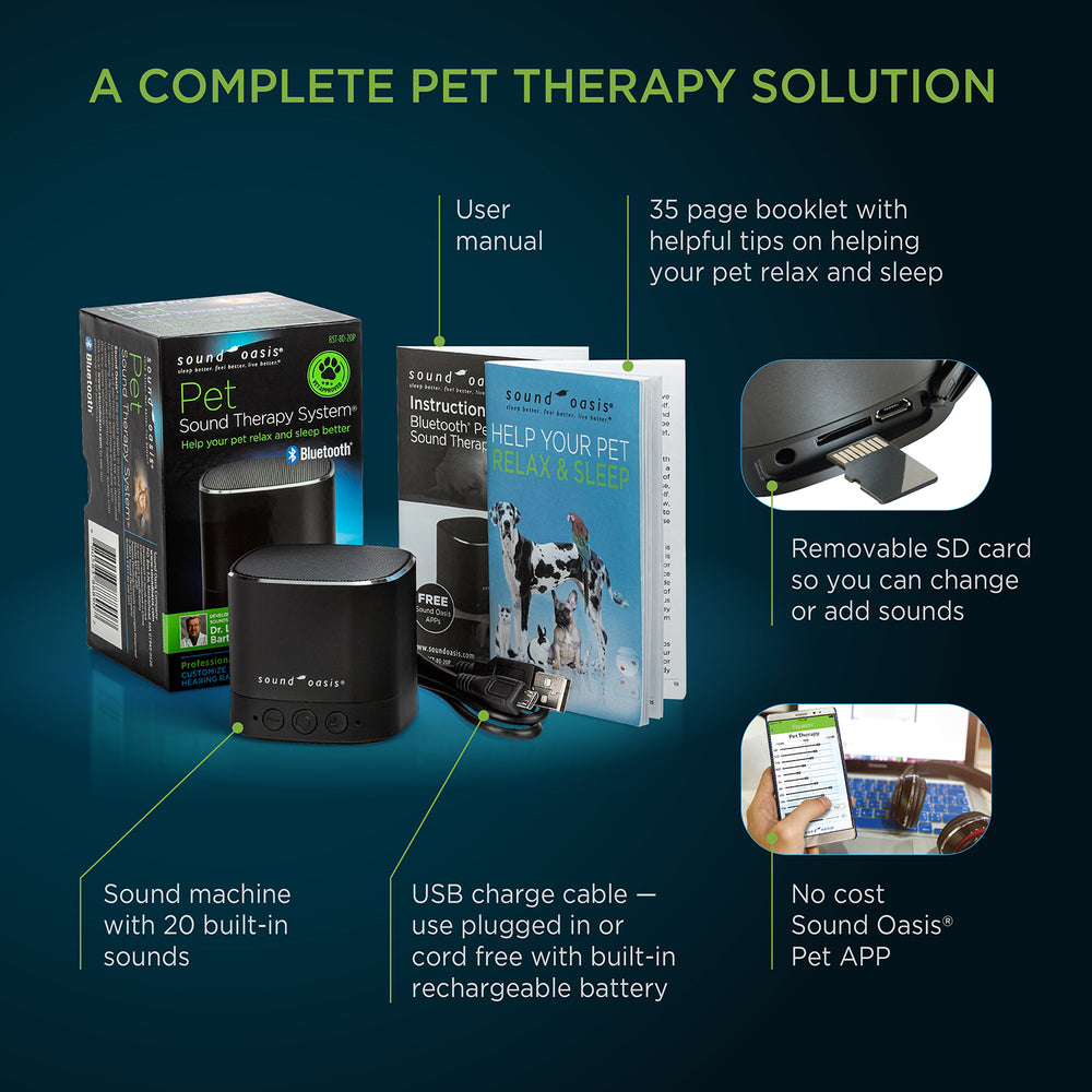 Sound Oasis Bluetooth Pet Sound Therapy System Image 2