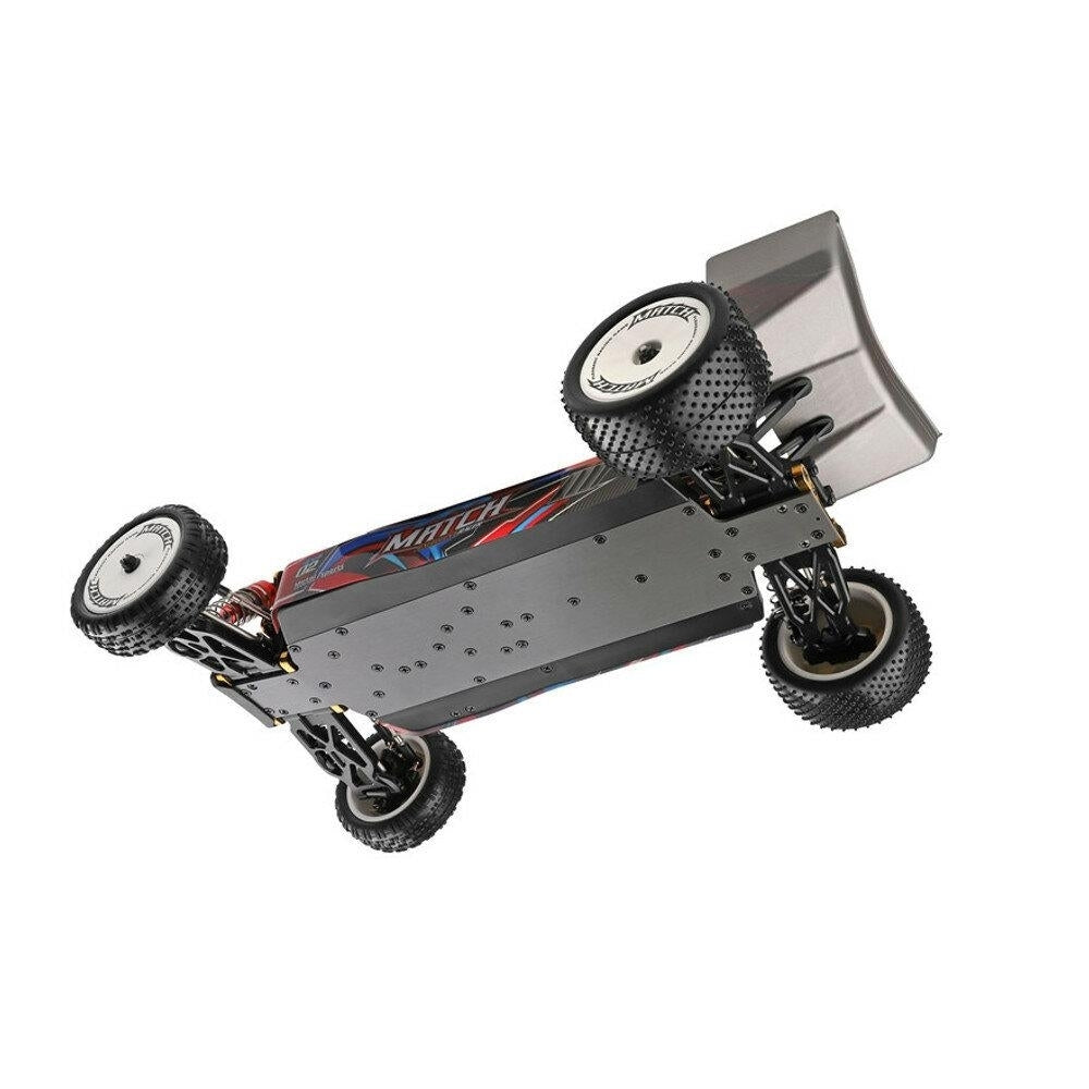 1,10 2.4G 4WD 45km,h RC Car Metal Chassis Vehicles Model 7.4V 2200mAh Off-Road Climbing Truck Image 3