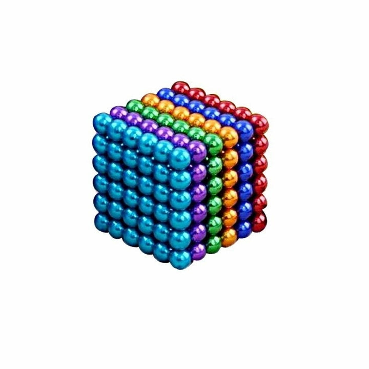 222Pcs Per Lot 6mm Multi-Colror Magnetic Buck Balls Intelligent Cube Magic Beads Puzzle Toys Image 7