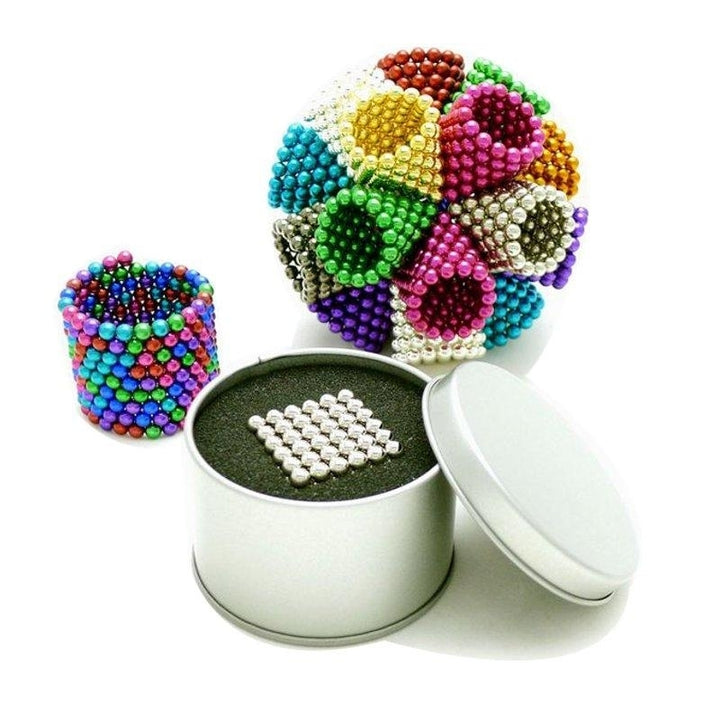 222Pcs Per Lot 6mm Multi-Colror Magnetic Buck Balls Intelligent Cube Magic Beads Puzzle Toys Image 10