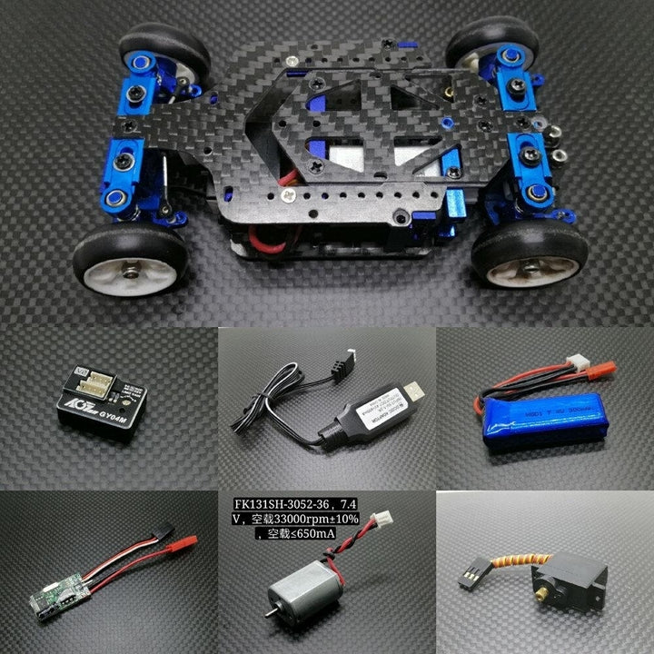 Rear Drift-Repellent RC Car Parts Electric DRZ XRX Mini Z Racing Car RC Model Need to Assembly Image 1