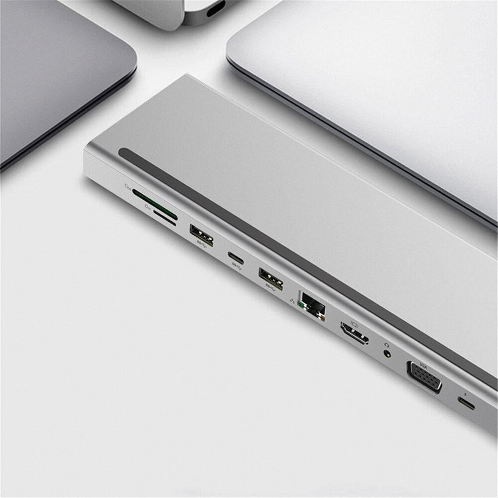 11-in-1 USB-C Hub Adapter with 3 USB 3.0 Image 4