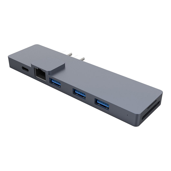 8-in-1 Dual USB-C Docking Station HDMI HUB Adapter Image 1
