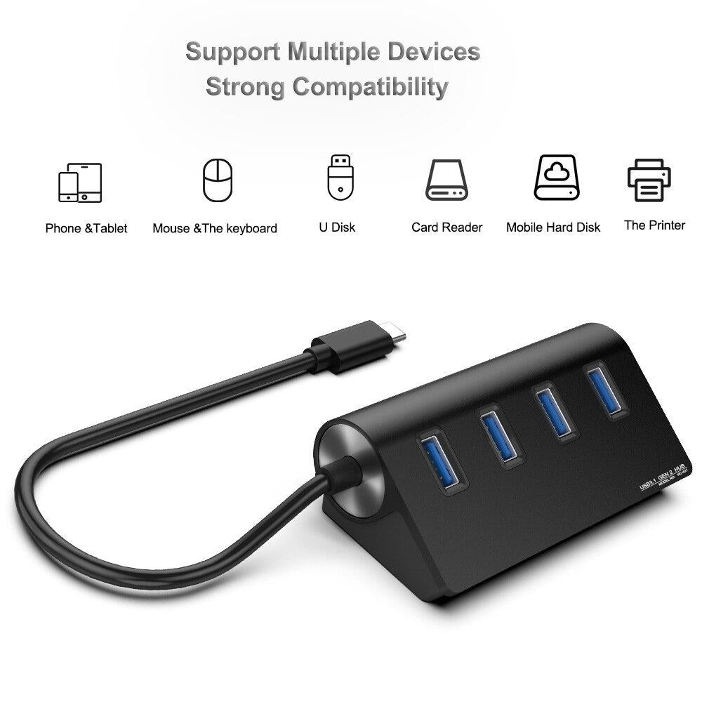 USB Type-C Hub Docking Station Adapter Multiple Devices for Tablet for iPhone 12 Pro Max for Samsung Galaxy Note S20 Image 2