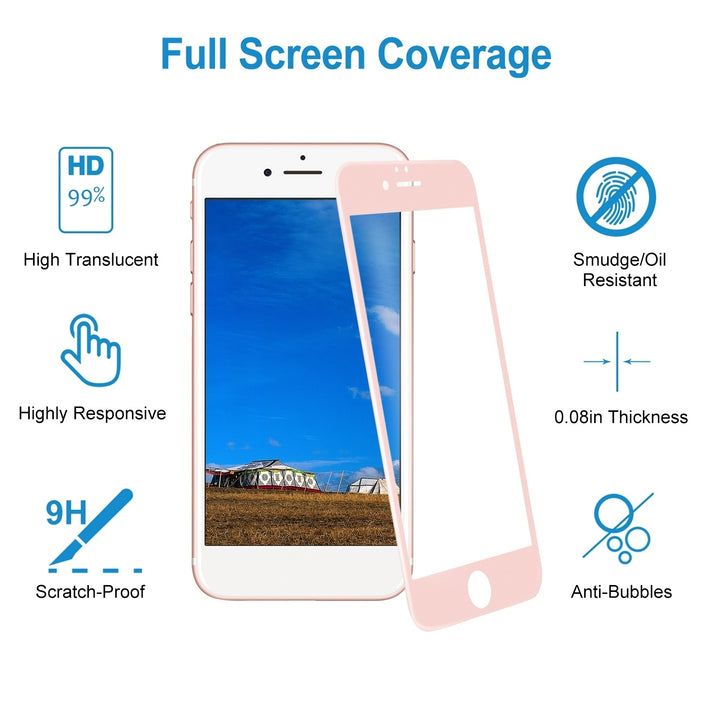 Screen Protector for iPhone 6 Plus 3D Edge Tempered Glass Phone Screen Saver HD Tempered Glass Image 2