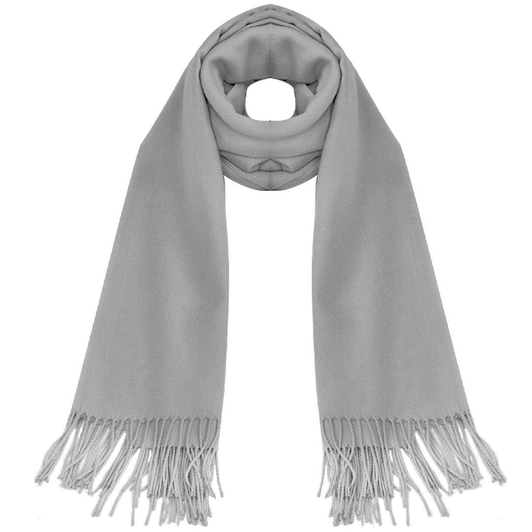 Mens Womens Oversize Cashmere Wool Shawl Wraps Blanket Winter Solid Scarf Soft Pashmina Image 1