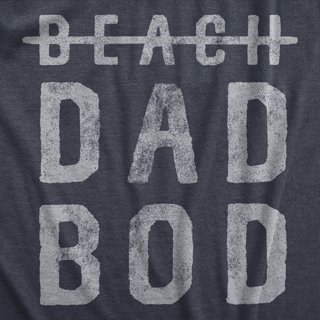 Mens Beach Dad Bod Fitness Tank Funny Sarcastic Fathers Day Fitness Out Of Shape Novetly Top For Guys Image 2