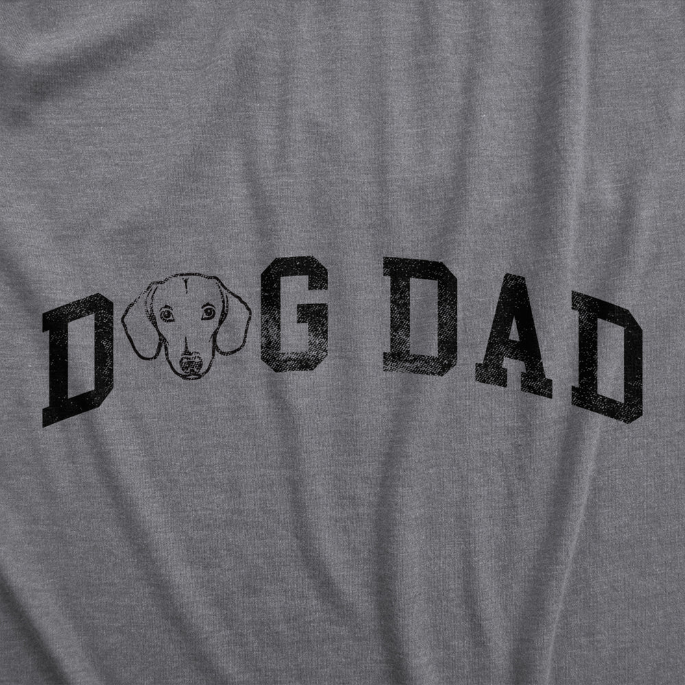 Mens Dog Dad Dachshund T Shirt Funny Cute Puppy Pet Dachshunds Lovers Tee For Guys Image 2