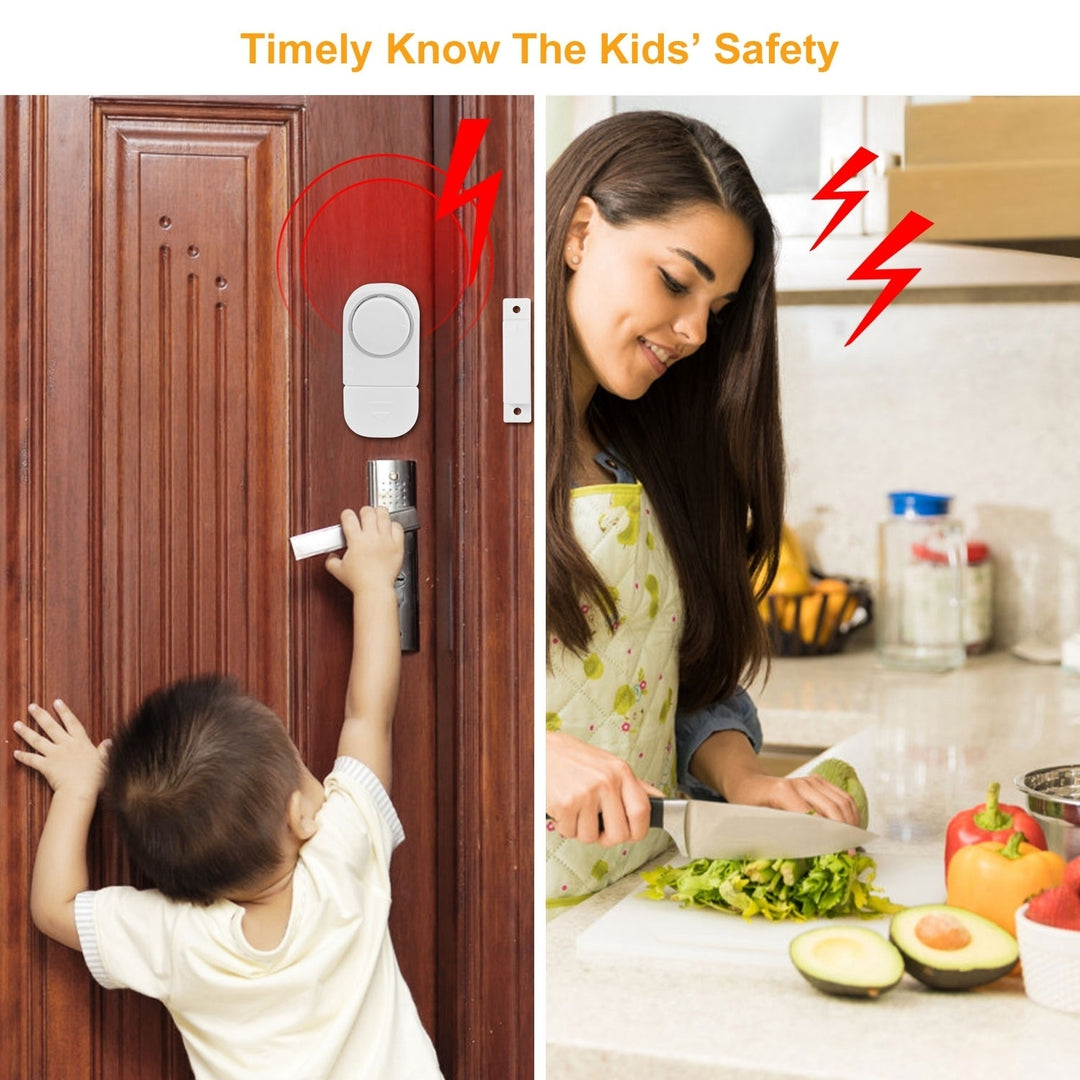 Wireless Window Door Magnet Alarms Magnetic Sensor Security Burglar Alarm For Kid Safety Image 9