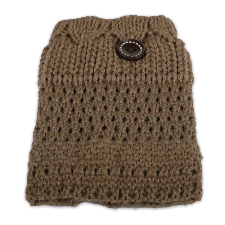 Women Winter Crochet Knit Leg Warmers Image 4