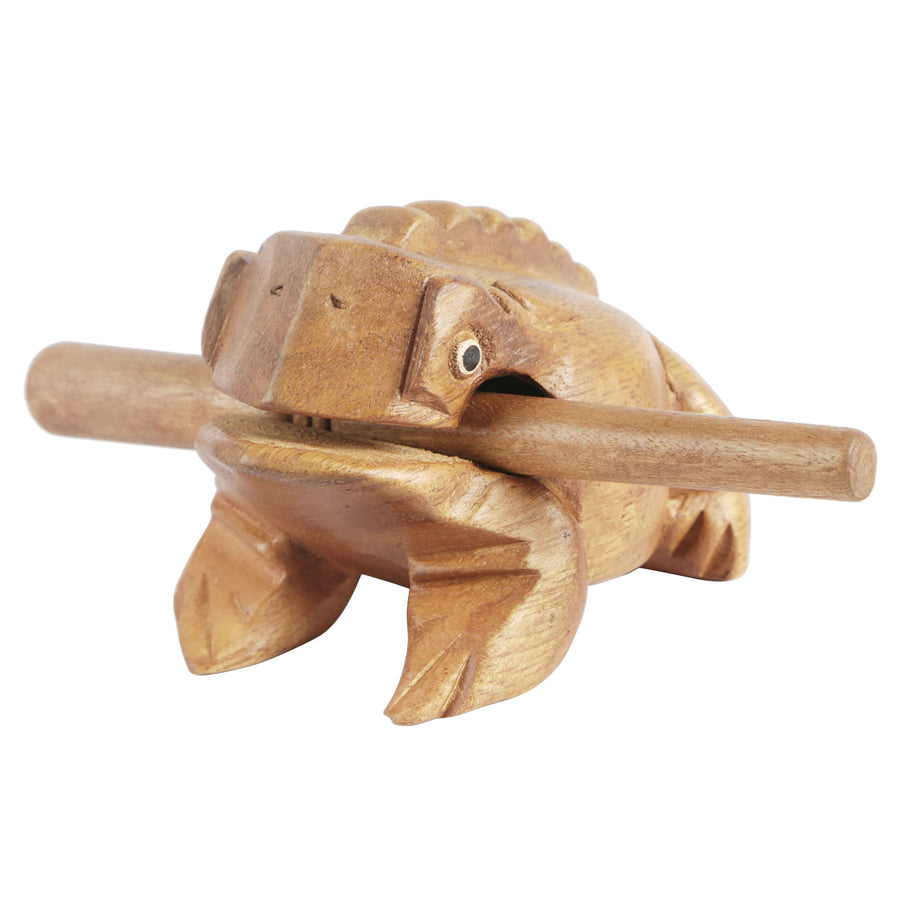 Fun Wooden Frog Percussion Instrument Image 1