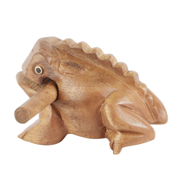 Fun Wooden Frog Percussion Instrument Image 3