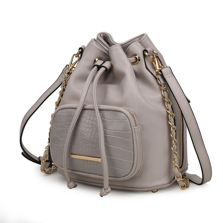 Azalea Bucket Handbag by Mia K Image 6