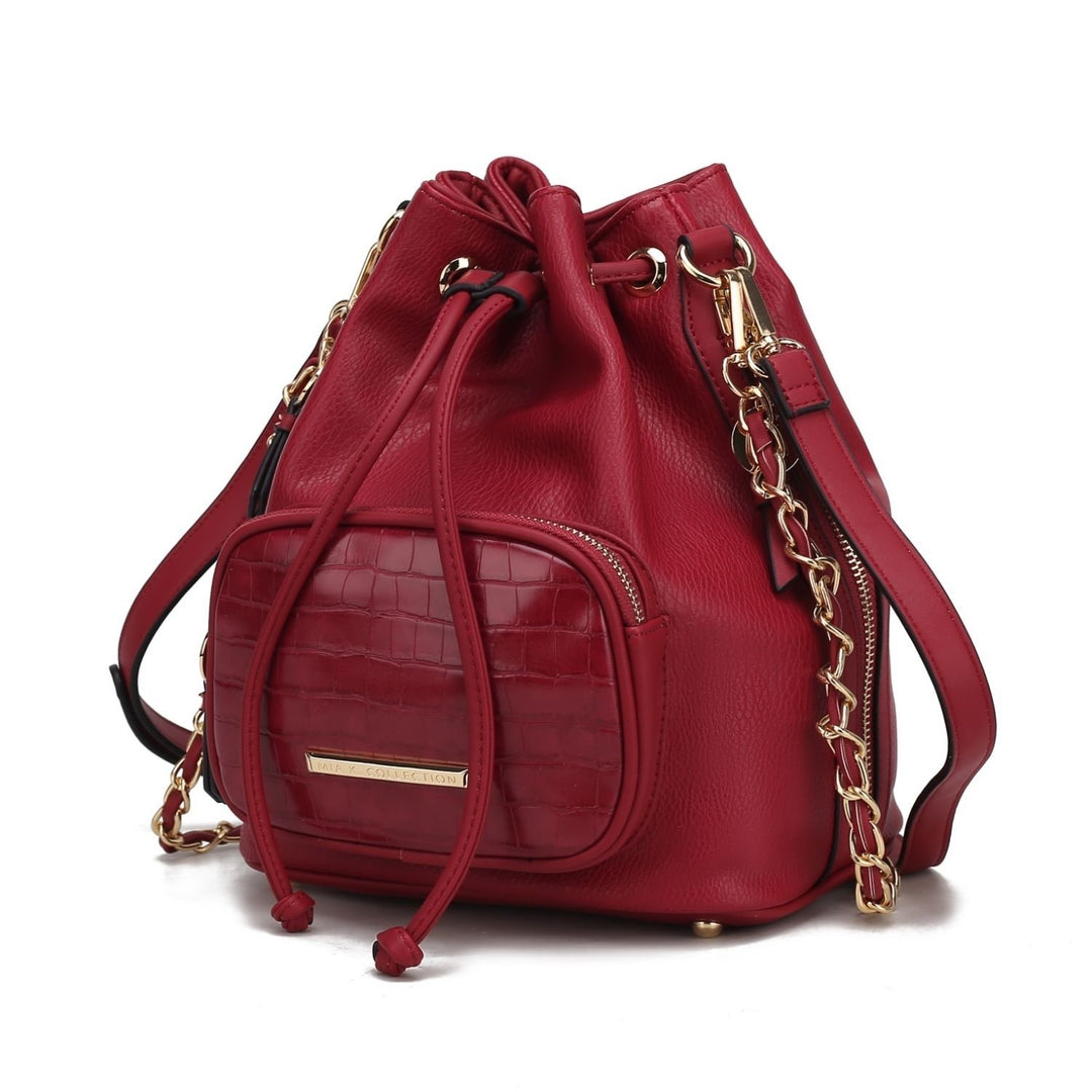 Azalea Bucket Handbag by Mia K Image 8