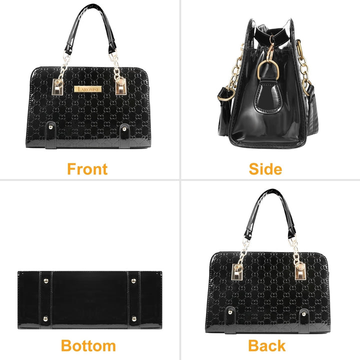 Women Fashion Leather Handbag Lady Purses Tote Bags Shoulder Satchel Crossbody Bags Image 2