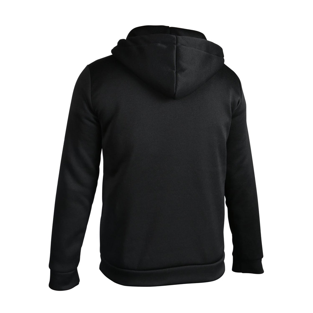 Womens Full Zip Hoodie Sweatshirt Black Brushed Inner Warm Casual L XL XXL Image 4