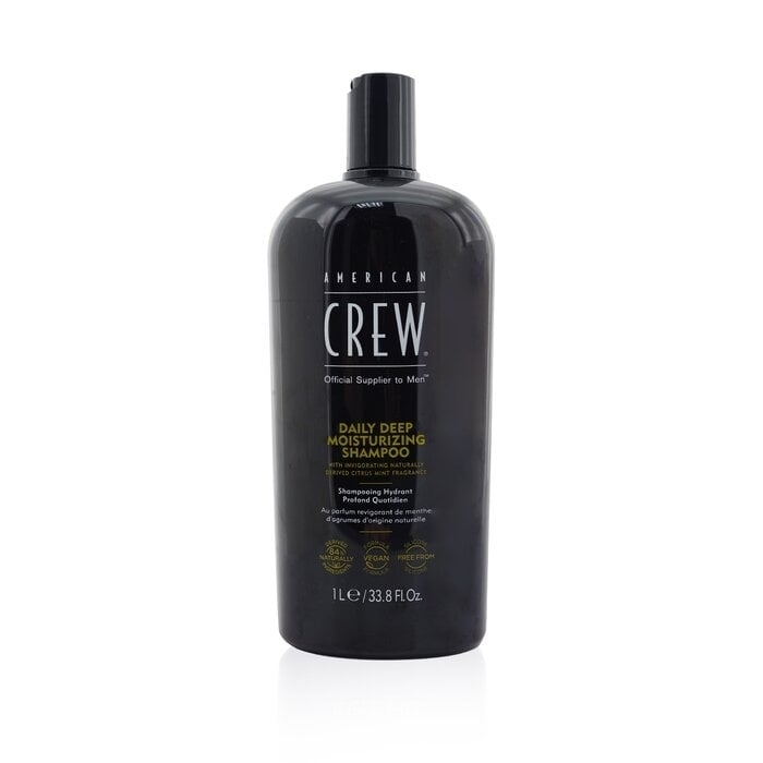 American Crew - Men Daily Deep Moisturizing Shampoo (For Normal To Dry Hair)(1000ml/33.8oz) Image 1