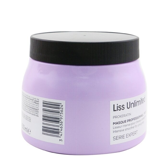 LOreal - Professionnel Serie Expert - Liss Unlimited Prokeratin Intense Smoothing Mask (For Unruly Hair)(500ml/16.9oz) Image 2