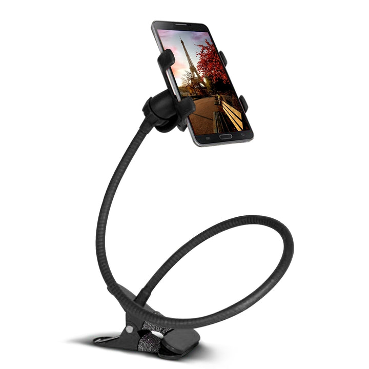 Lazy Bracket 360 Rotation Gooseneck Clip Smartphone Holder Image 1