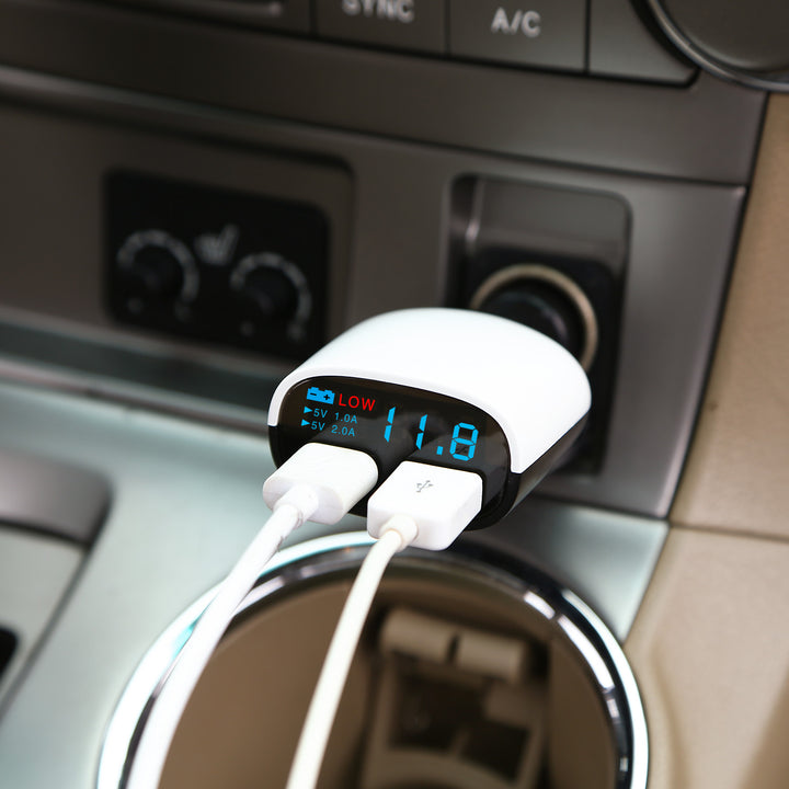Dual USB Car Charger 17W 3.4A Phone Tablet Cigarette Lighter Charger USB Charging Adapter Image 8