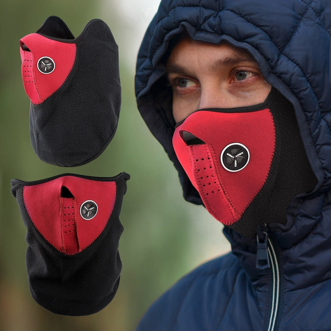 Half Face Mask Breathable Windproof Dustproof Neck Warmer for Bike Motorcycle Racing Image 6