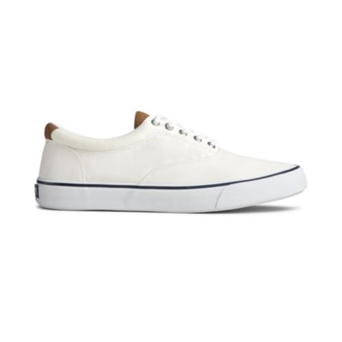 Sperry Mens Striper II CVO Sneaker Salt Washed White - STS22043 8 SW WHITE Image 2