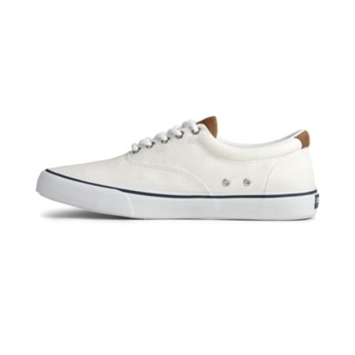 Sperry Mens Striper II CVO Sneaker Salt Washed White - STS22043 8 SW WHITE Image 3