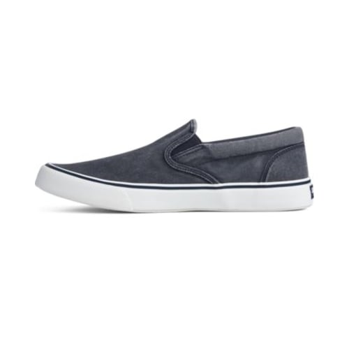 Sperry Striper II Slip On Sneaker Mens Salt Washed Navy STS22405 Size Available Image 3