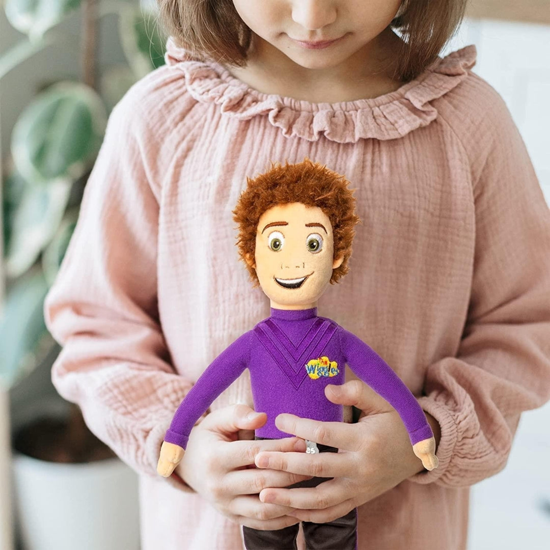 The Wiggles Purple Wiggle Lachy 14" Plush Doll Kids Musical Group Mighty Mojo Image 4