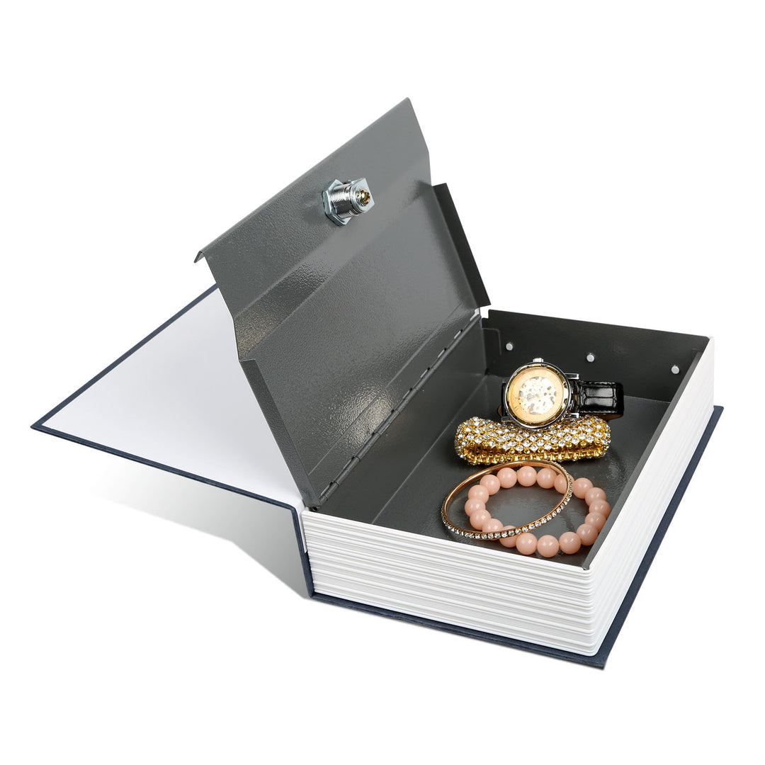 Dictionary Safe Secret Diversion Book Metal Box with Key Lock Enough Capacity Image 1