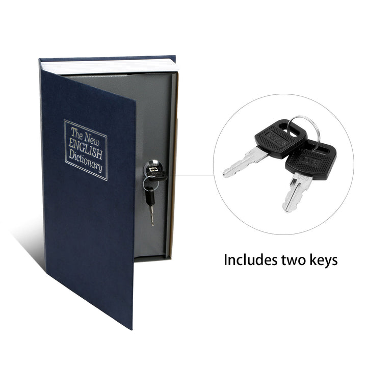 Dictionary Safe Secret Diversion Book Metal Box with Key Lock Enough Capacity Image 4