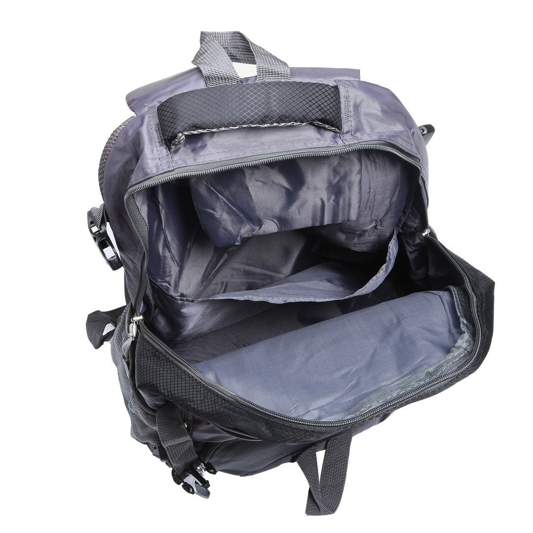 Unisex School Backpack Casual Travel Shoulder Bag Adjustable Straps Dual Water Bottle Pouch Image 8