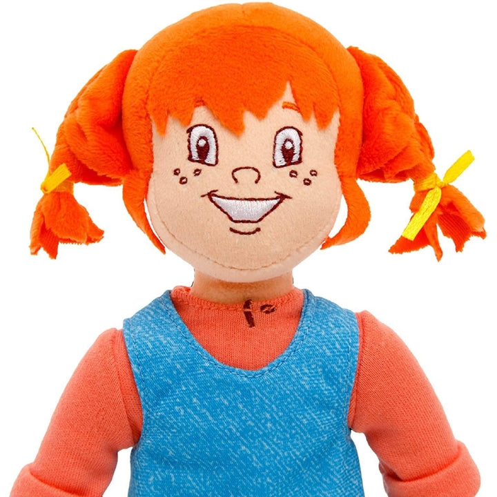 Mighty Mojo Pippi Longstocking Plush Doll 12" Classic Swedish Character Image 4