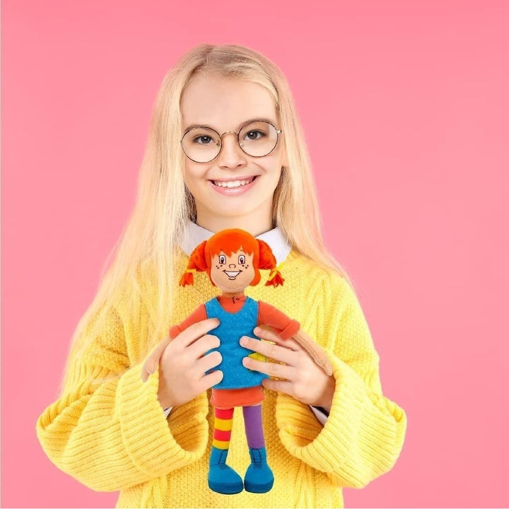 Mighty Mojo Pippi Longstocking Plush Doll 12" Classic Swedish Character Image 4