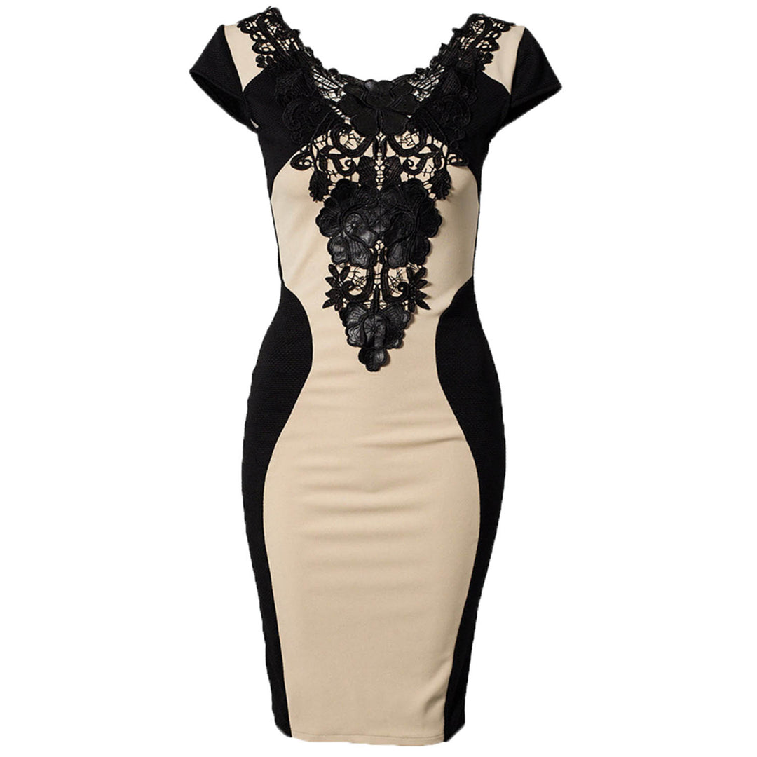Evening Dress Beautiful Polyester Lace Party Dress Image 1