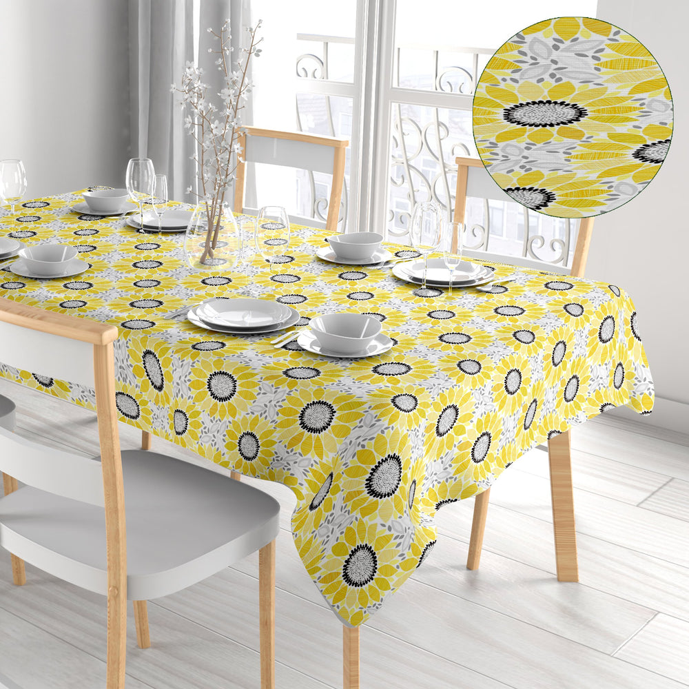 Waterproof Printed Flannel Back Vinyl Tablecloth Image 2