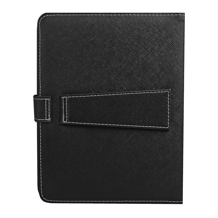 8 Inch Tablet Case with Keyboard PU Leather Black Lightweight Portable Stylus Image 4