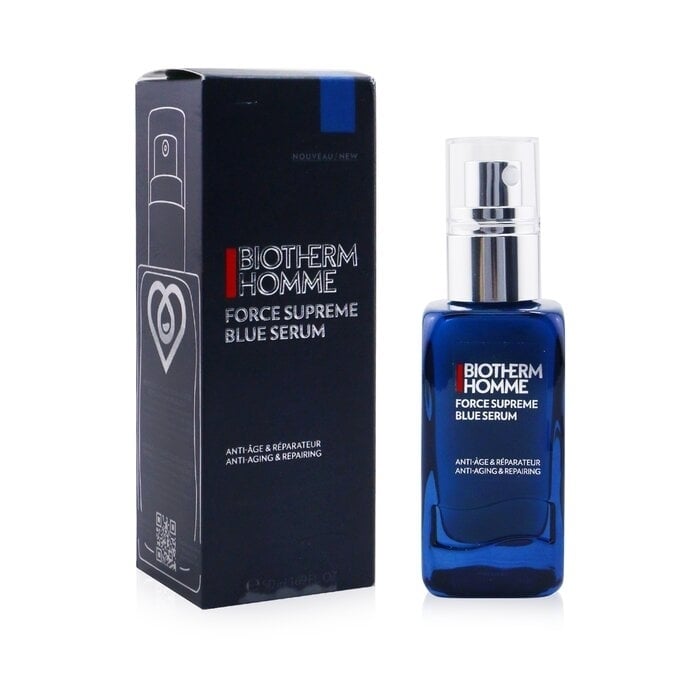 Biotherm - Homme Force Supreme Anti-Ageing and Repairing Blue Serum(50ml/1.69oz) Image 2