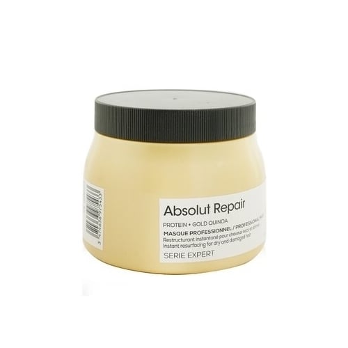LOreal Professionnel Serie Expert - Absolut Repair Gold Quinoa + Protein Instant Resurfacing Mask (For Dry and Damaged Image 2