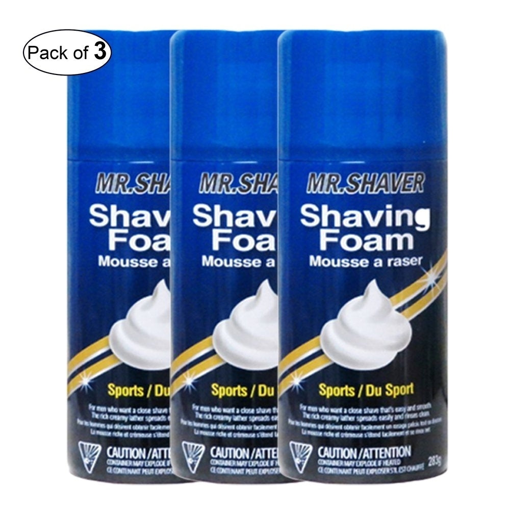 Mr. Shaver Shaving Foam- Sports (283g) (Pack of 3) Image 1