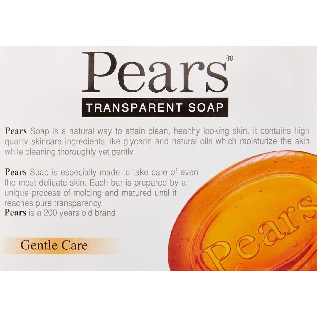 Pears Transparent Glycerin Bar Soap 3.5 Oz Each (Two Pack) Image 3