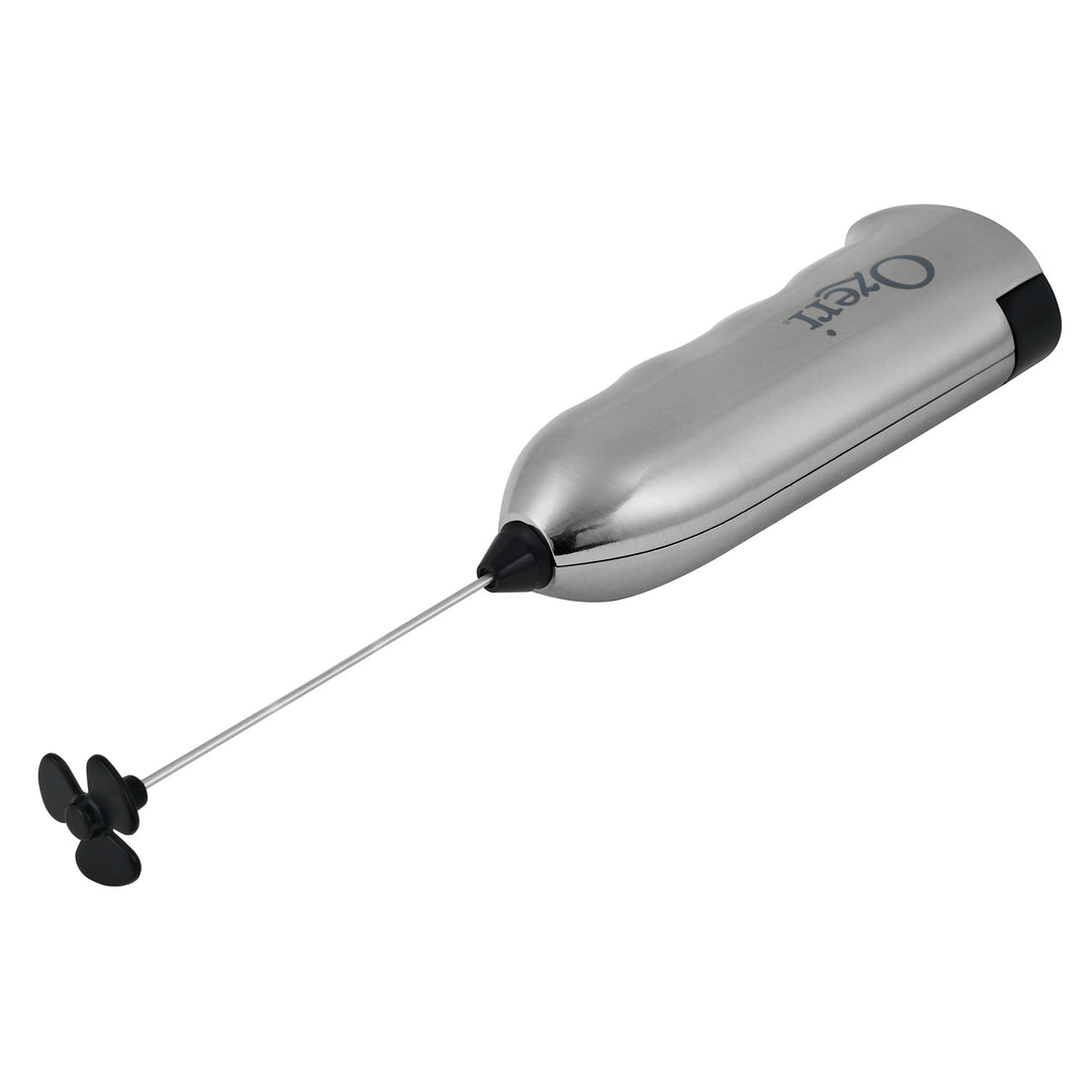Ozeri Deluxe Milk Frother and Whisk in Stainless Steelwith Stand and 4 Frothing Attachments Image 4