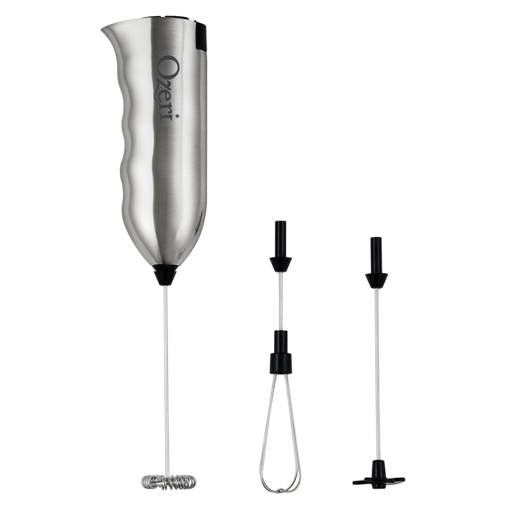 Ozeri Deluxe Milk Frother and Whisk in Stainless Steelwith Stand and 4 Frothing Attachments Image 7