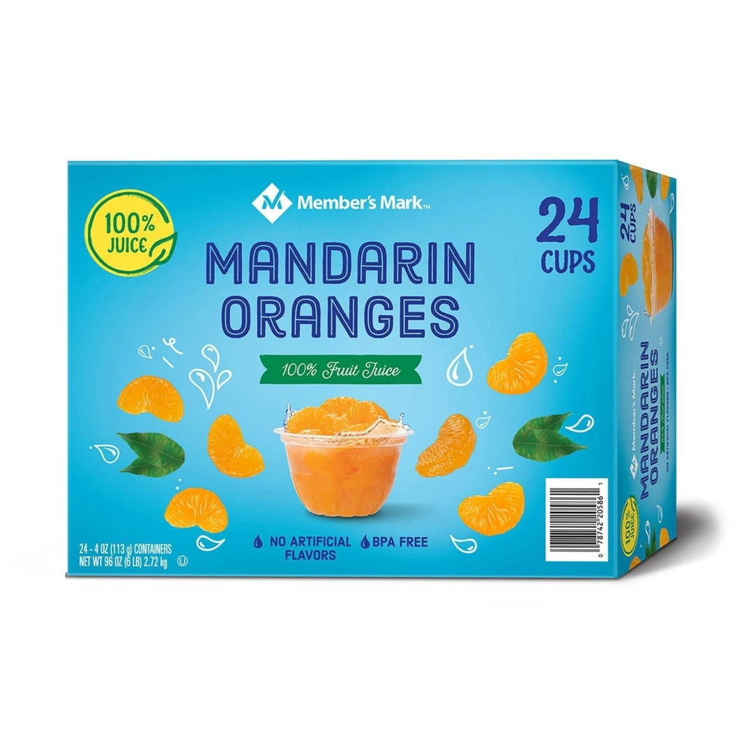 Members Mark Mandarin Oranges 4 Ounce (Pack of 24) Image 3