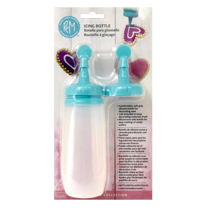 R&M Icing Bottle with 2 Decorating Tips, 6 oz Image 1