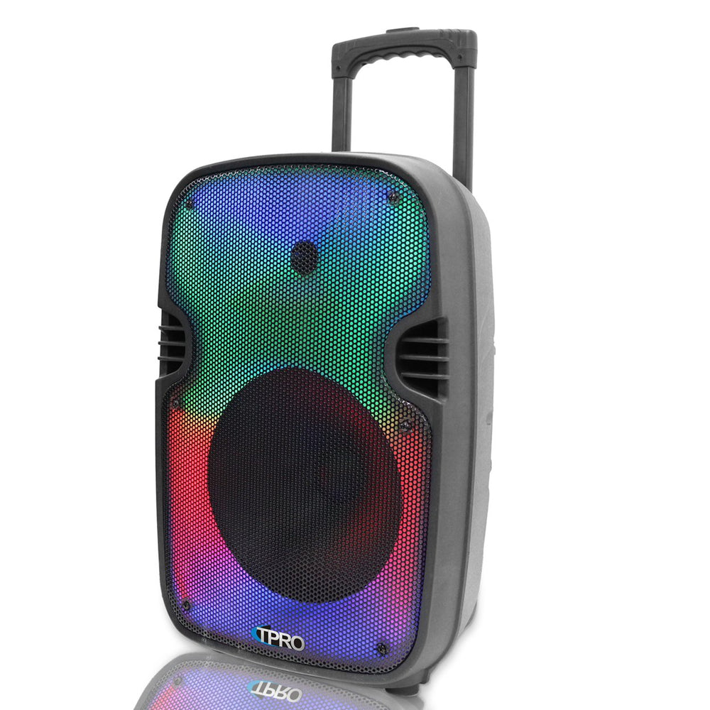 Technical Pro 1500W Rechargeable 12" Bluetooth Loudspeaker with LED Effects Image 2