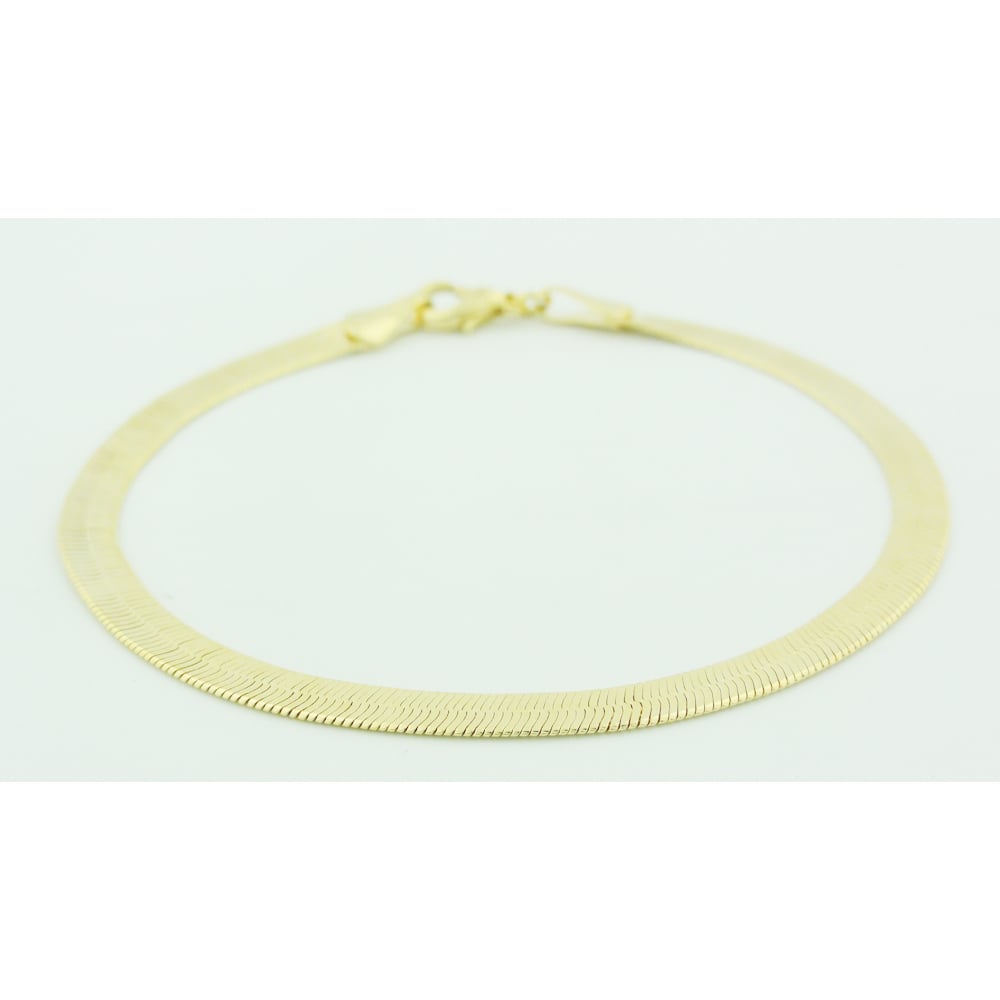 Gold Filled Herringbone 7.5 Inch Bracelet Image 1