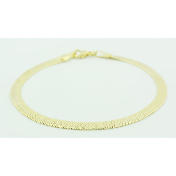 Gold Filled Herringbone 7.5 Inch Bracelet Image 1